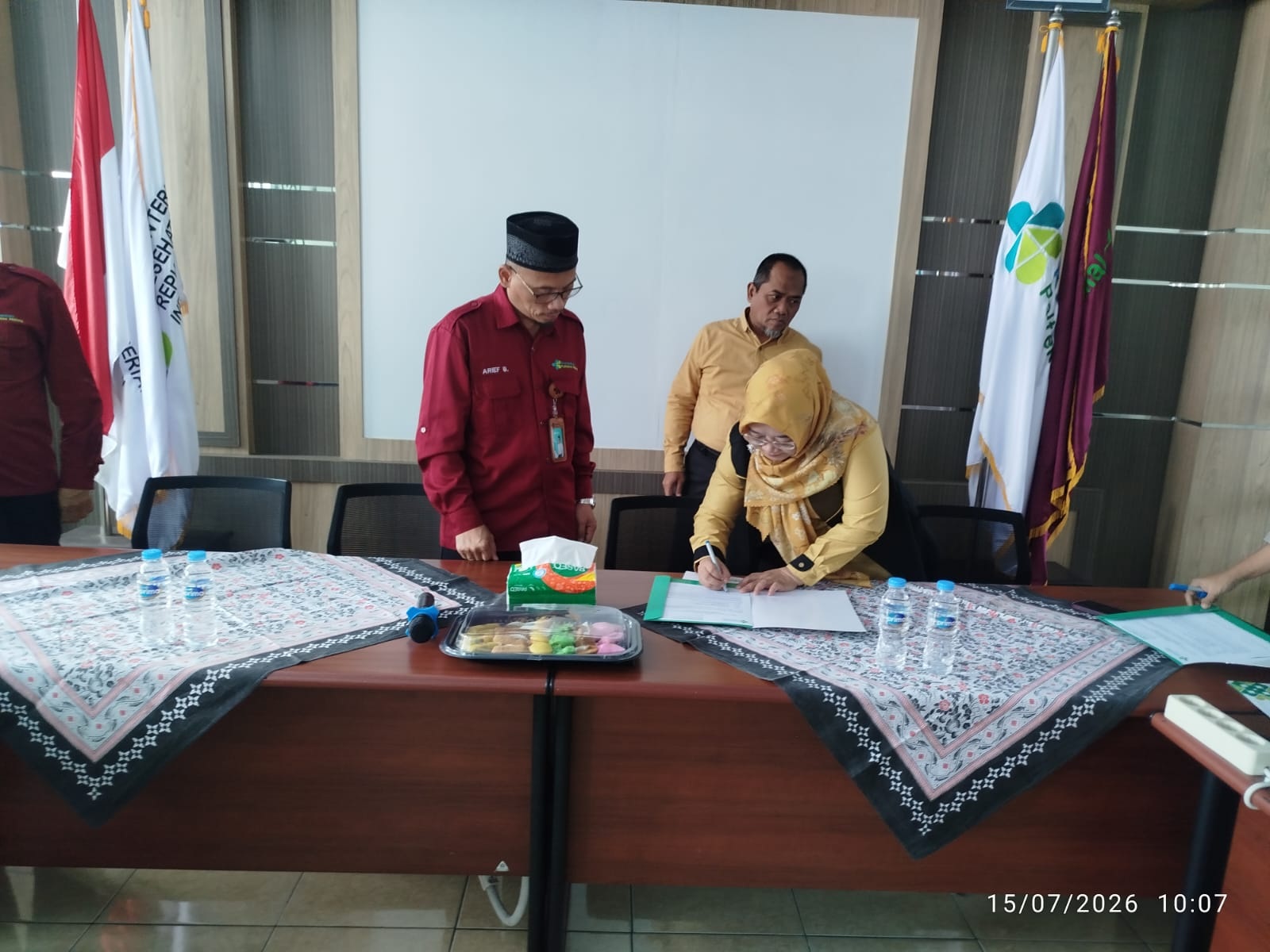 Penandatangan Berita Acara Serah Terima Jabatan Penandatangan Berita Acara Serah Terima Jabatan
